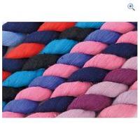 shires two tone headcollar rope colour blue pink