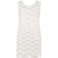 Shelia Sleeveless Lace Lined Dress - Cream