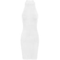 Shiro Turtleneck Mini Dress - White