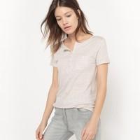 Short-Sleeved Linen T-Shirt
