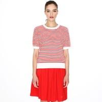 Short-Sleeved Striped Jumper