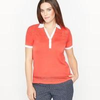 Short-Sleeved Polo Style Jumper