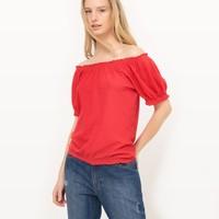 Short-Sleeved Crew Neck T-Shirt