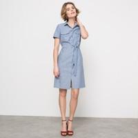 Shirt Collar Utility Dress