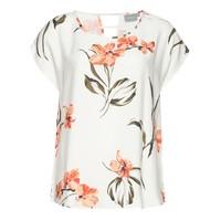 short sleeved printed blouse