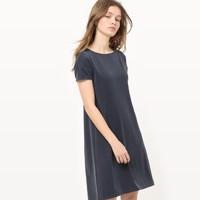 Short-Sleeved Modal A-Line Dress