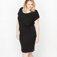 Short-Sleeved Round Neck Dress