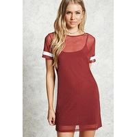 Sheer Mesh T-Shirt Dress