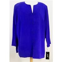 shomi new size 22 purple silk lined evening jacket