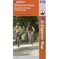 Sherwood Forest - OS Explorer Active Map Sheet Number 270