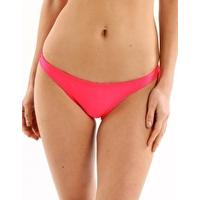 shimmer brazilian pant neon red