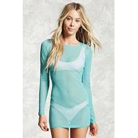 Sheer Mesh Swim Cover-Up