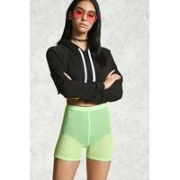 Sheer Mesh Biker Shorts