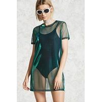 Sheer Metallic Tee