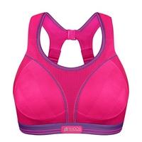 Shock Absorber Ultimate Run Bra, Pink/Purple Sports Bra