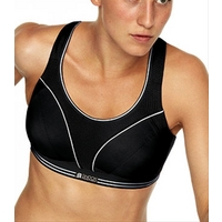 Shock Absorber Ultimate Run Bra, Black Sports Bra