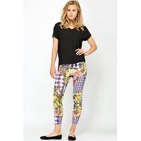 Sheer Mix Print Leggings