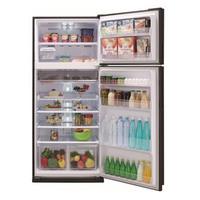 Sharp SJ XP700GSL 80cm No Frost Fridge Freezer in Silver 1 85m A Rated