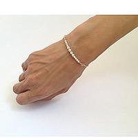 Shixin European Pearl 23cm Women\'s White Pearl Strand Bracelet(1 Pc)
