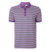 Short Sleeve Core Stripe - Bright Violet