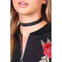 shimmer choker black