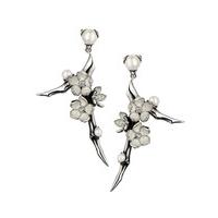 Shaun Leane Earrings Cherry Blossom Silver