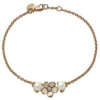 Shaun Leane Bracelet Single Flower Diamond Pearls Rose Gold