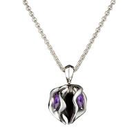 Shaun Leane Necklace Amethyst Lilly Cluster Silver