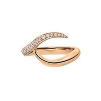Shaun Leane 18ct Rose Gold Diamond Interlocking Wedding Band Ring