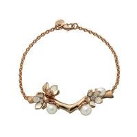 Shaun Leane Bracelet Branch with Diamonds and Pearls Rose Gold Vermeil