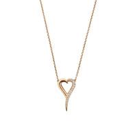 Shaun Leane 18ct Rose Gold Diamond Entwined Heart Pendant
