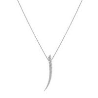 Shaun Leane 18ct White Gold 1.21 Carat Diamond Medium Sabre Pendant Necklace