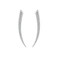 shaun leane 18ct white gold 35 carat diamond sabre earrings