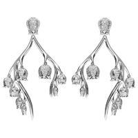 shaun leane 18ct white gold 265 carat diamond maybell branch earrings