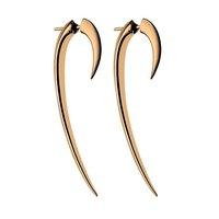 Shaun Leane Silver and Rose Gold Vermeil Hook Earrings Size 2