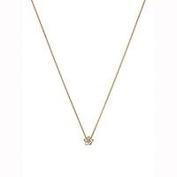 shaun leane rose gold vermeil and diamond small cherry blossom necklac ...