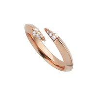 Shaun Leane Rose Gold Vermeil and Diamond Signature Wrap Ring
