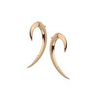 Shaun Leane Rose Gold Plated Signature Hook Earrings