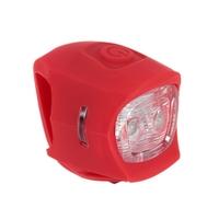Silicone Bicycle Double LED Light Water Resistant Cycling Lamp Headlight Warning Light Mountain Bike Road Bike Head Light Lamp