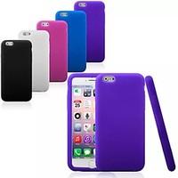 Silica Gel Soft Back Cover Case for iPhone 6/6S (Assorted Colors)