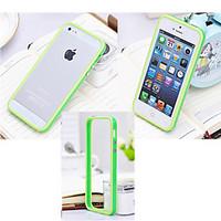 Silicone Bumper Frame Hard Case for iPhone 5/5S