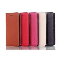 Simple and Noble Design High-quality Genuine Leather Case with Kickstand for Iphone5S