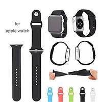 Silicone Original 1:1 Wearables Straps 38mm/ 42mm Watch Band for Apple Watch Assorted Colors