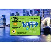 Singapore Starhub $15 SIM Card