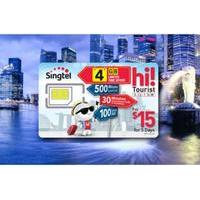 Singapore Singtel $15 SIM Card