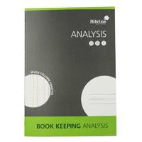 Silvine A4 Analysis Book - 12 Pack