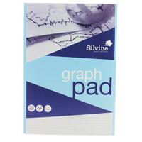 Silvine Refill Pad A4 50lf Graph Mm A4gp - 12 Pack