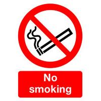 SIGNSLAB A4 297X210 NO SMOKING PVC