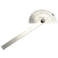 silverline protractor with depth gauge scale 150mm