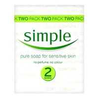 Simple Pure Soap Sensitive Skin 2 x 125g